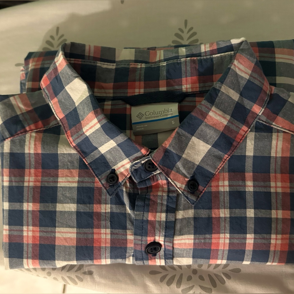 Columbia Men’s short button shirt Size S - Picture 5 of 5
